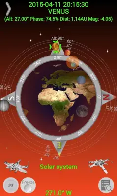 Planet Finder android App screenshot 7